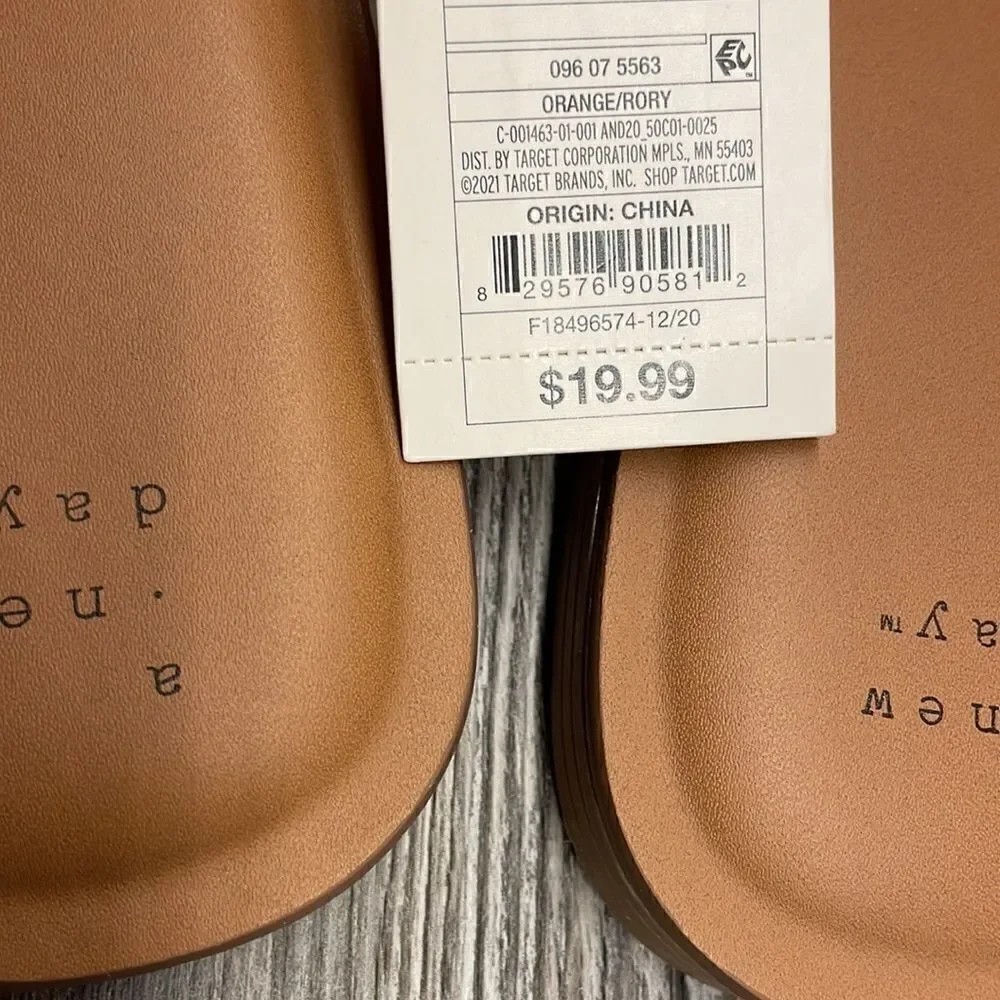 Women's Rory Padded Slide Sandals - A New Day